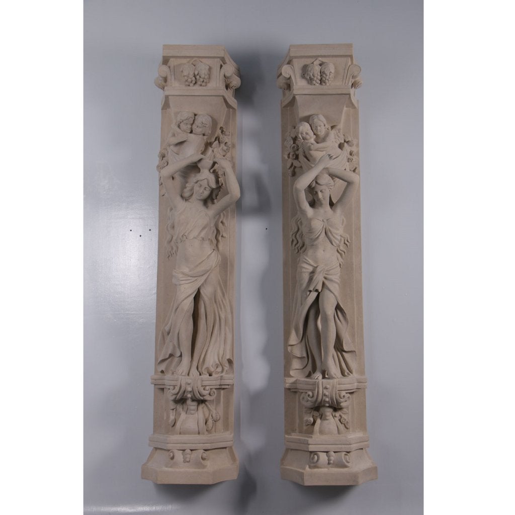 Roman Girl Bowl Pilaster - Pilaar set 2, Huis en Inrichting, Ophalen, Nieuw