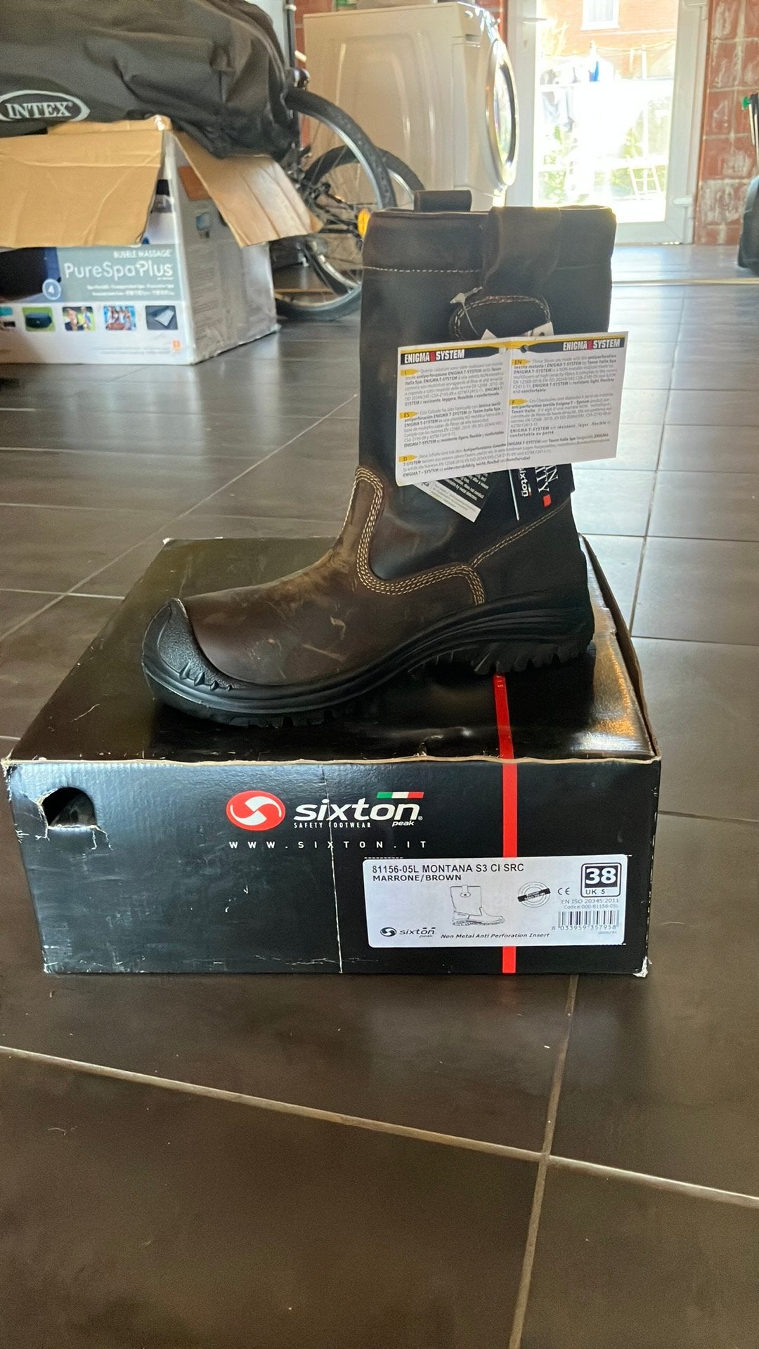Bottes de sécurité Sixton Peak Montana S3 CI SRC–38– Neuves, Enlèvement ou Envoi, Neuf