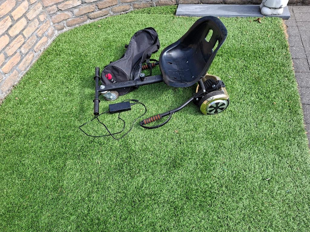 hoverboard met zitje, Ophalen