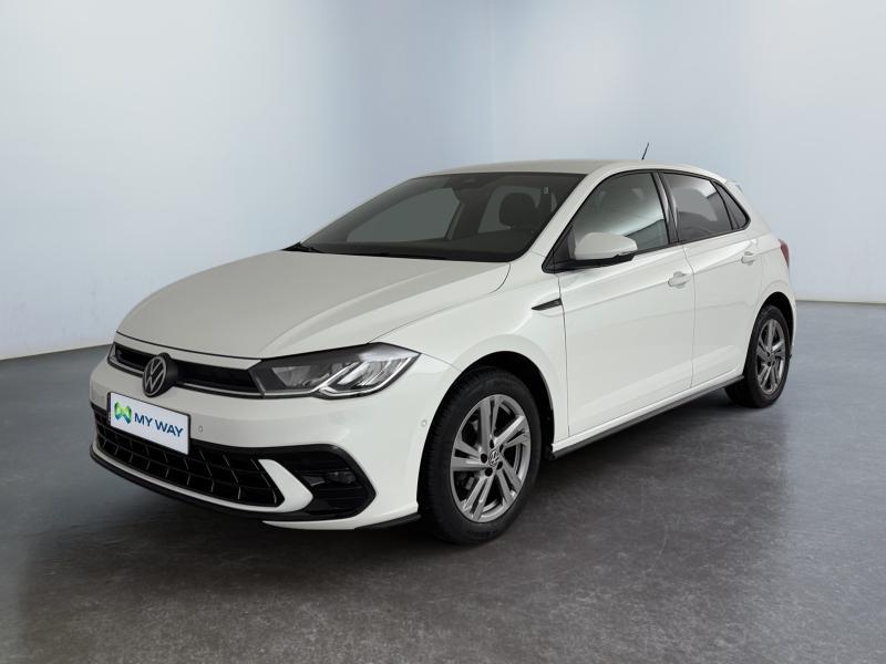 Volkswagen Polo R-Line*Carplay*Capteurs Av/Ar*Clim*Cruise co, USB, Euro 6, 95 pk, Wit