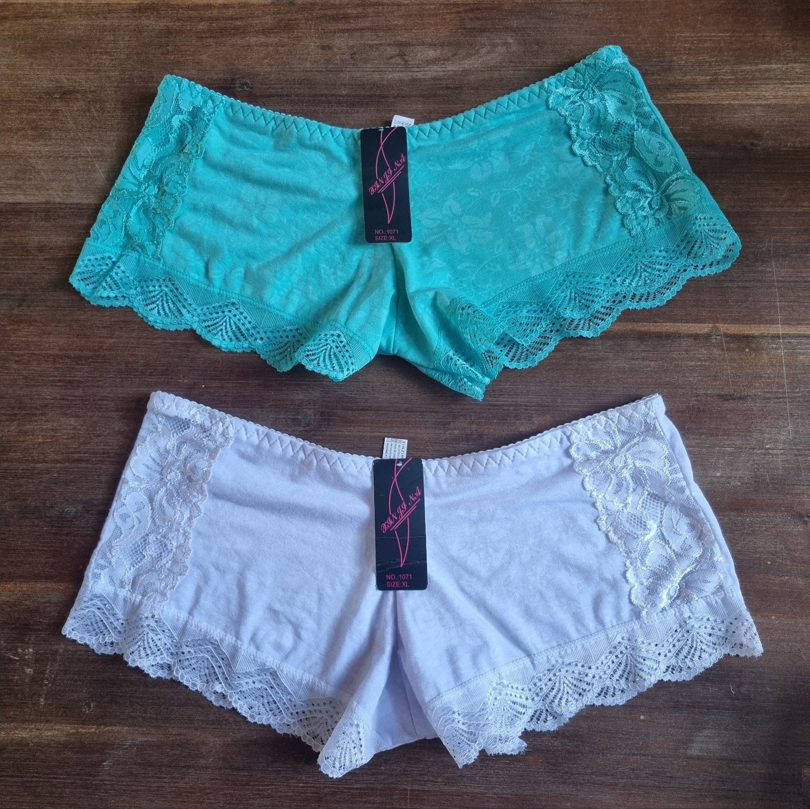 XINZINA 2 Nieuwe Damesboxers Maat XL, Kleding | Dames, Ondergoed en Lingerie, Xinzina, Ophalen of Verzenden, Wit, Broekje of Short