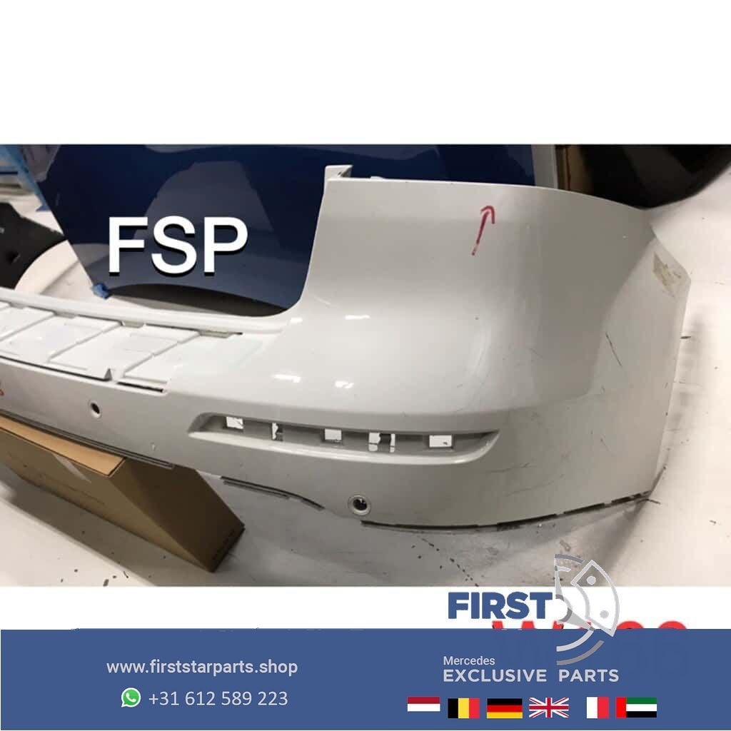 W166 achter bumper WIT origineel Mercedes ML GLE, Arrière, Utilisé, -, -