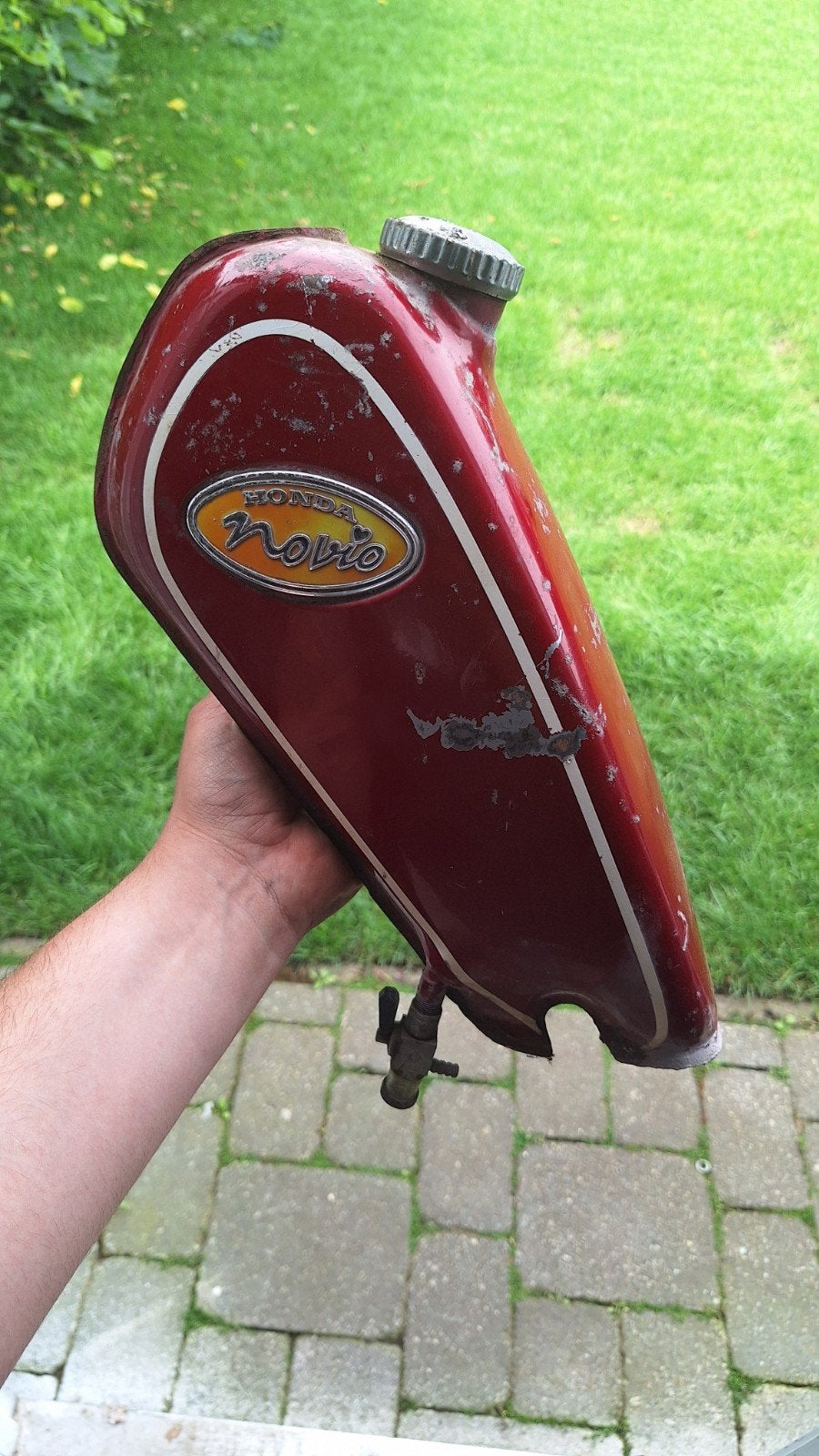 Honda novio tank, Fietsen en Brommers, Ophalen