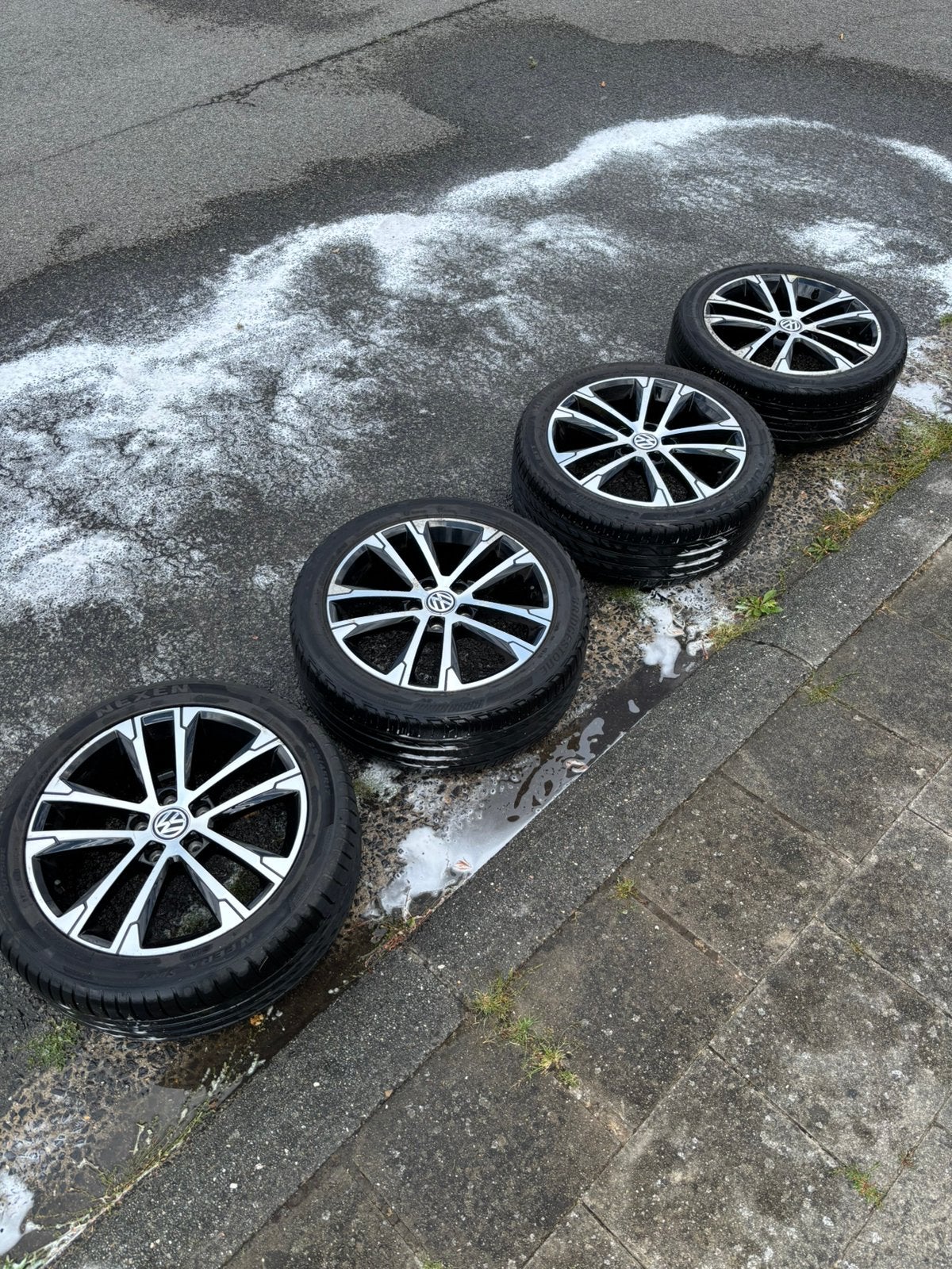 Originele volkswagen wielen, Auto-onderdelen, Banden en Velgen, Ophalen, Gebruikt, 17 inch, All Season