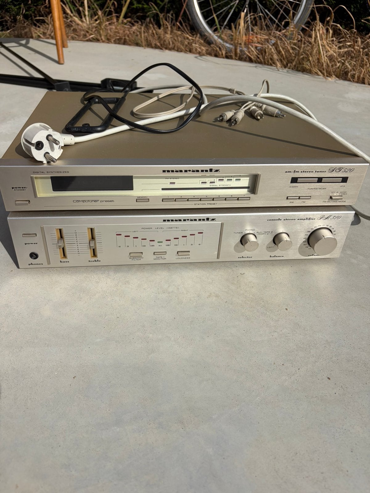 Vintage Marantz Hifi-set: versterker + tuner +  luidsprekers, Audio, Tv en Foto, Ophalen of Verzenden, Zo goed als nieuw