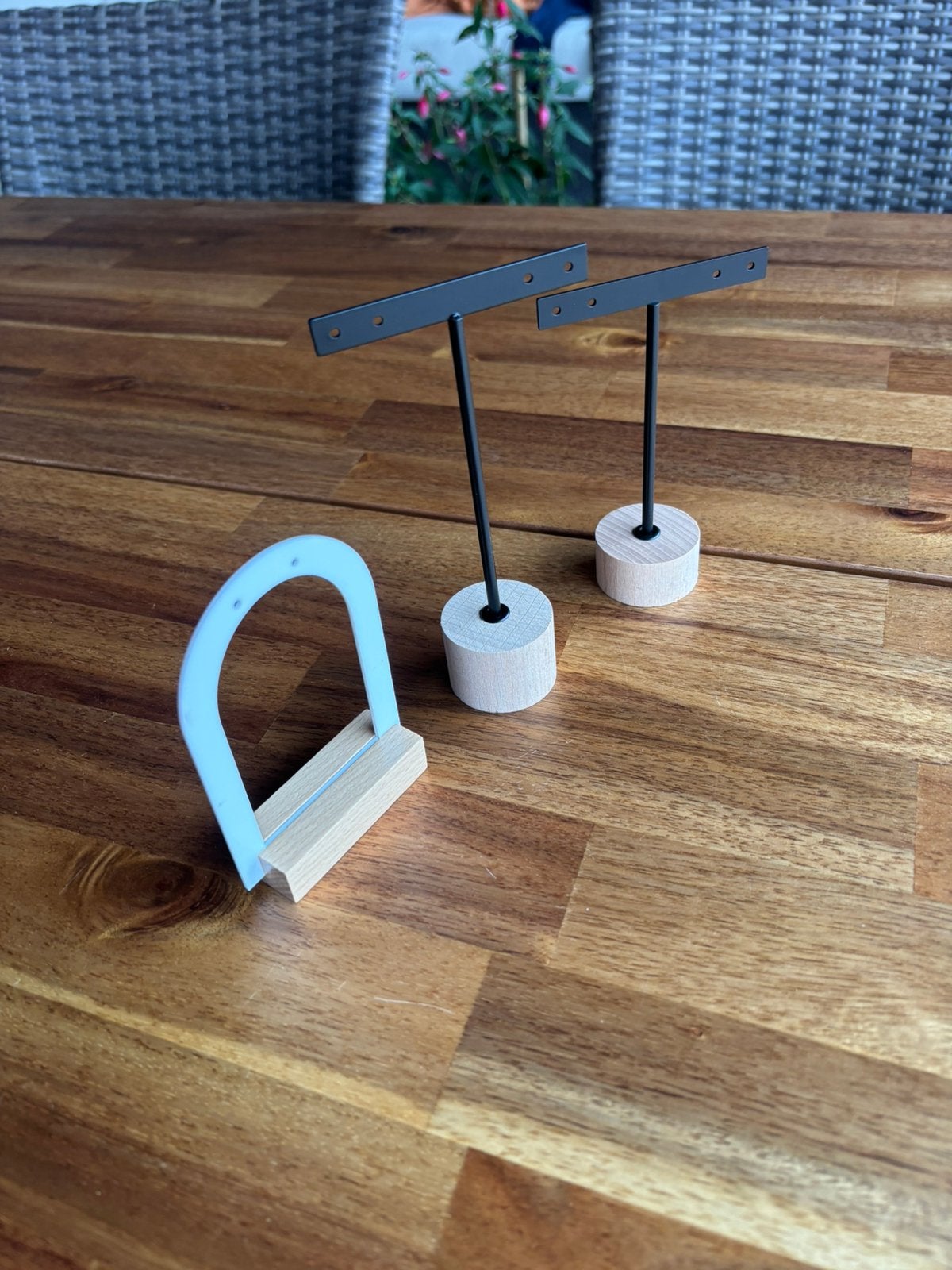 Oorbellen houders, Ophalen of Verzenden, Zo goed als nieuw, Overige materialen, Hangers
