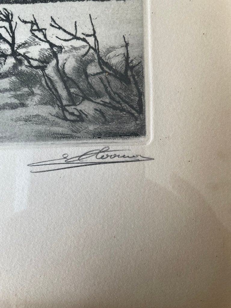 kader tekening, Ophalen, Ets