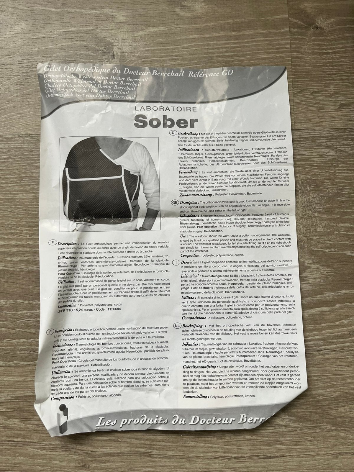 Schoude brace- imobilisator / elleboog imobilisator, Enlèvement ou Envoi