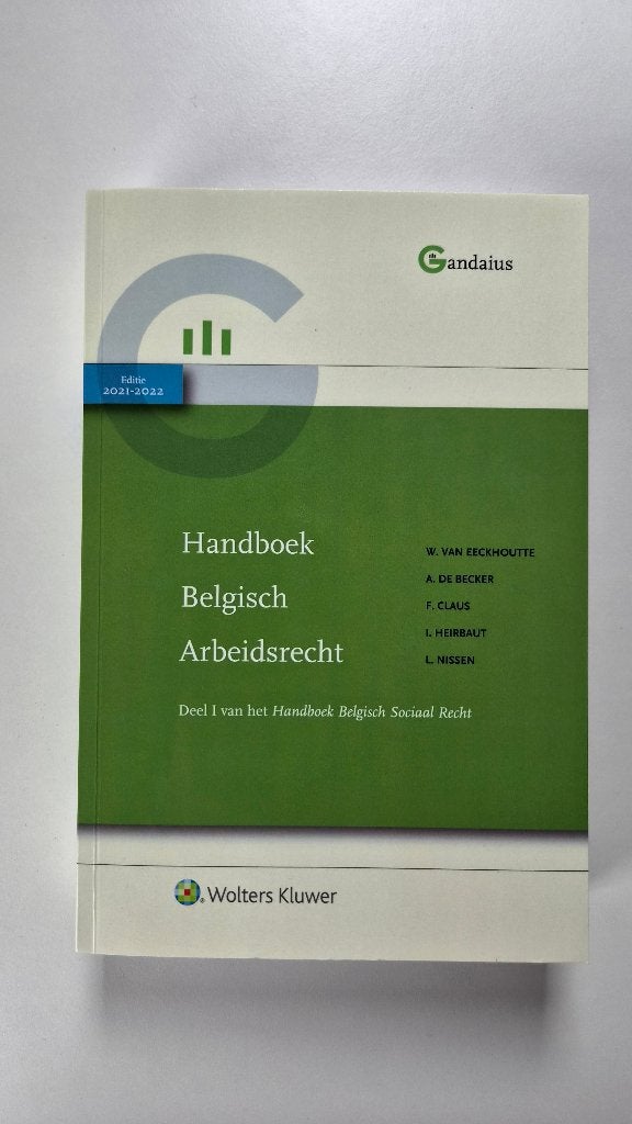 Handboek Belgisch Arbeidsrecht, Overige vakken, Nieuw, Ophalen of Verzenden, Van Eeckhoutte, De Becker, Claus, Heirbaut, Nissen