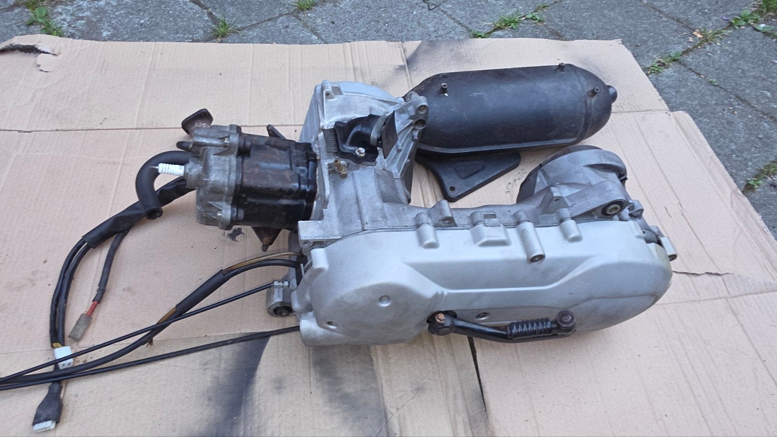 Piaggio Hexagon 125cc 2 takt motorblok, Enlèvement, Carburateur