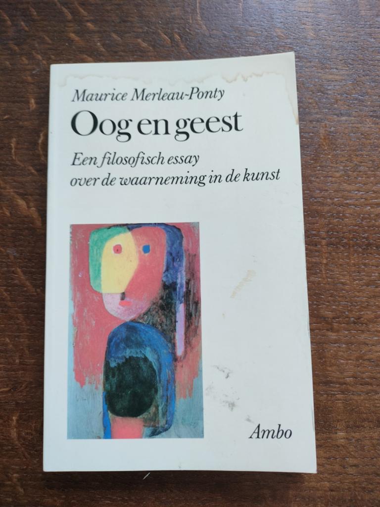 M. Merleau-Ponty - Oog en geest, Boeken, Filosofie, Ophalen of Verzenden, Gelezen, M. Merleau-Ponty