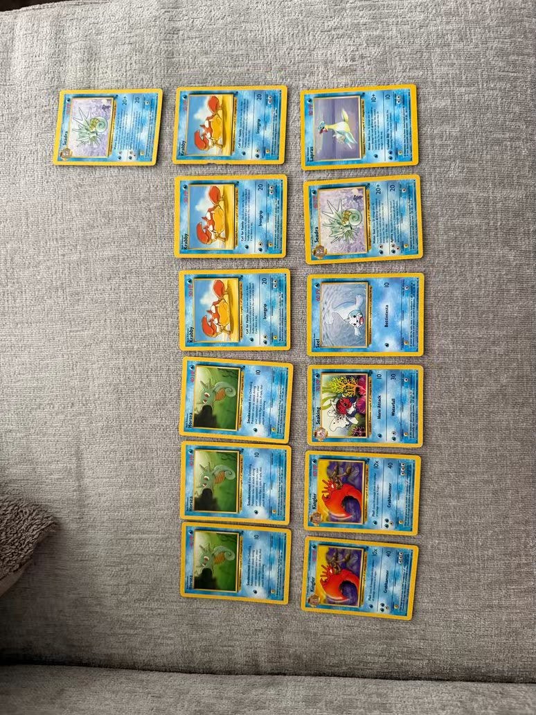 Vintage Pokémon kaarten (1999/2000), Hobby & Loisirs créatifs, Timbres épargne, Enlèvement