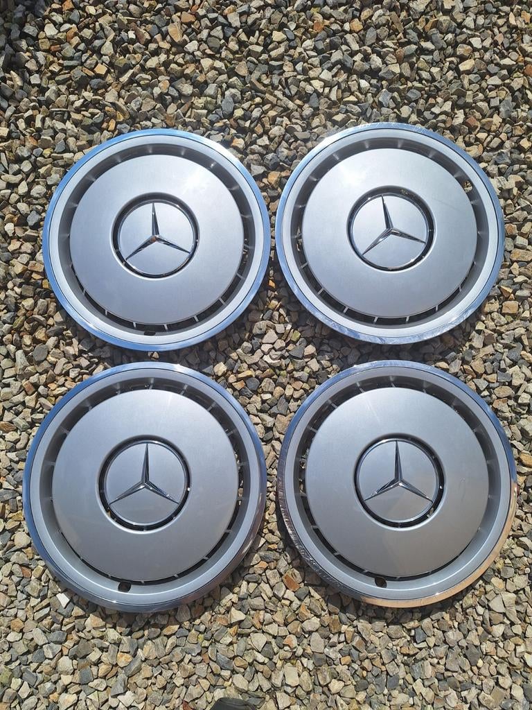 Mercedes wieldoppen, Ophalen, Gebruikt