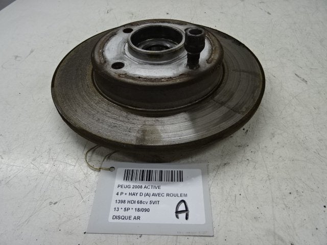 FREIN DISQUE ARRIÈRE Peugeot 2008 (CU) (01-2013/12-2019), Kontakt-peugeot@peugeot.com, Utilisé, Peugeot Deutschland GmbH, Bahnhofsplatz
65423  Rüsselsheim, DE
