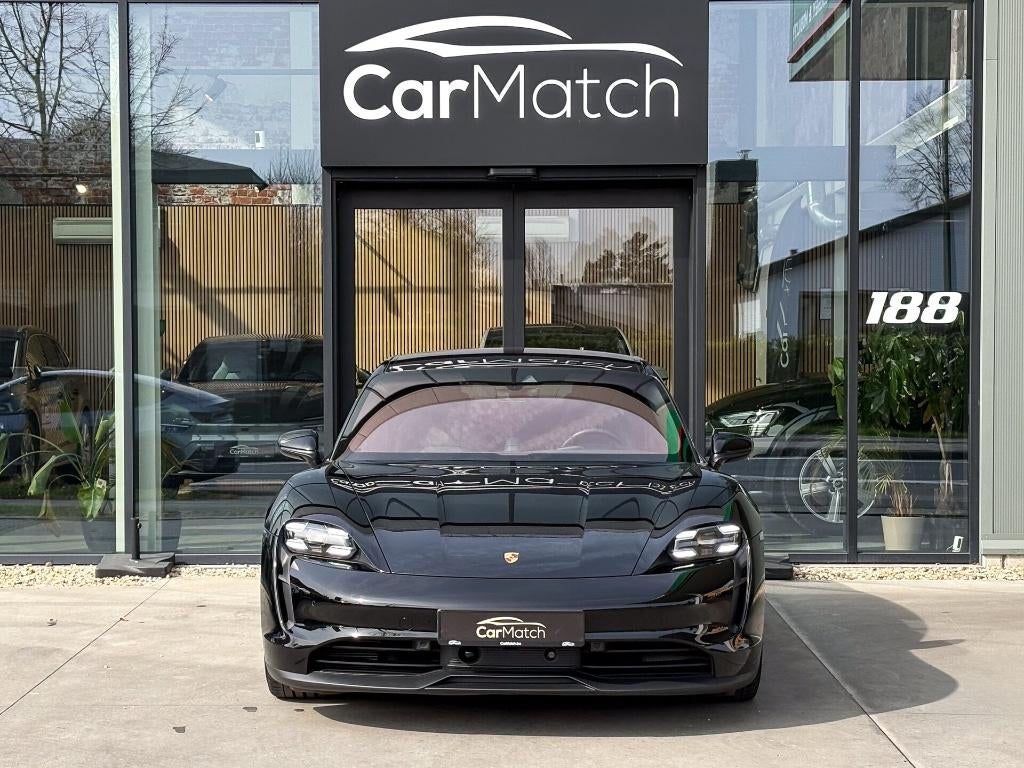Porsche Taycan 4S | PANO | SPORT CHRONO | LUCHTVERING, Auto's, Porsche, Automaat, 421 kW, Zwart, Leder