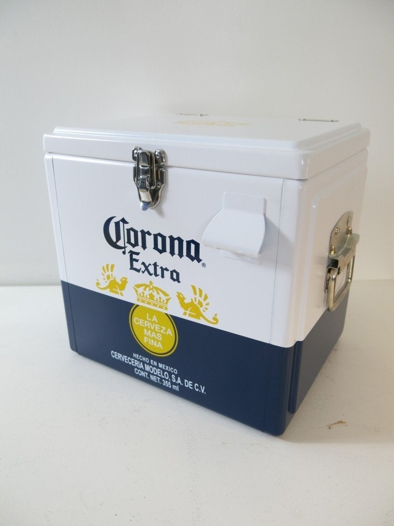 Glacière Retro Corona Extra en métal (avec ouvre-bouteille), Enlèvement ou Envoi, Comme neuf