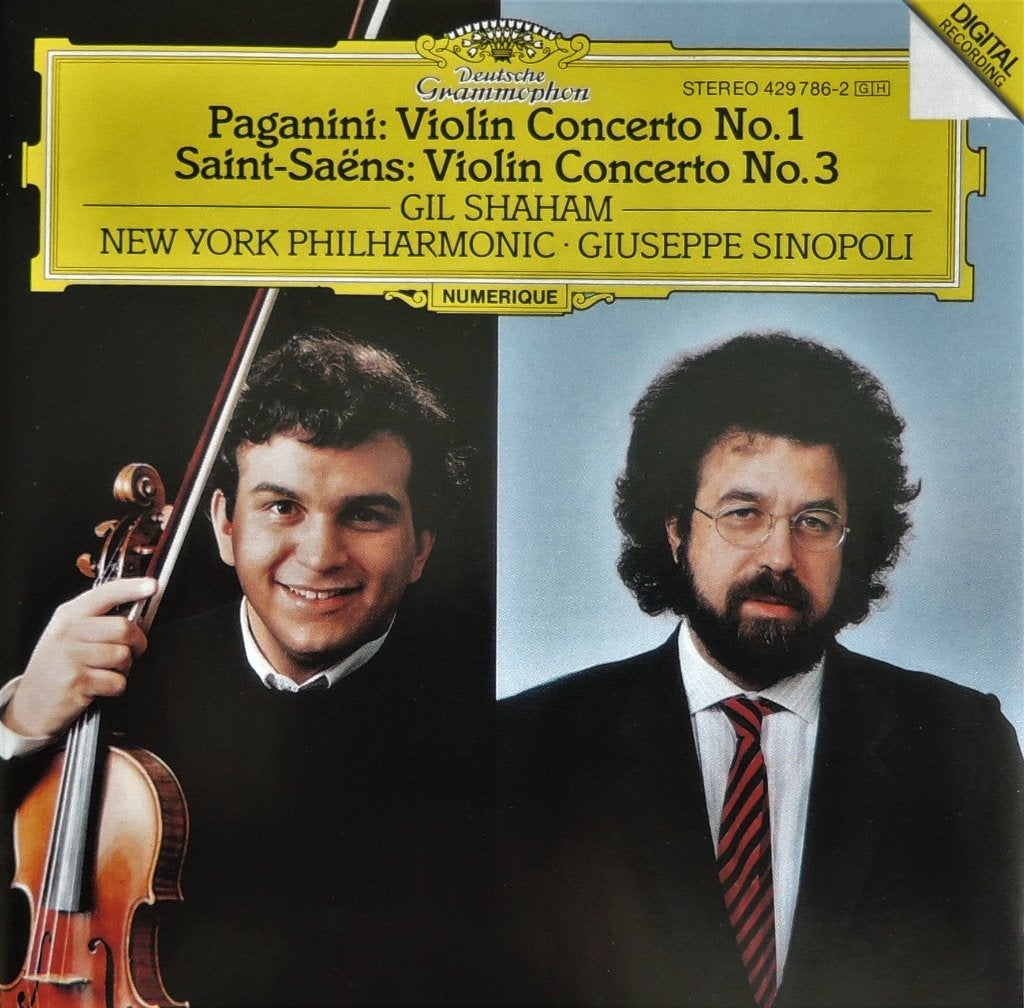 Vioolconcerti Paganini 1 en Saint-Saëns 3 - Shaham/ Sinopoli, Saint-Saëns, Ophalen of Verzenden, Zo goed als nieuw, Orkest of Ballet