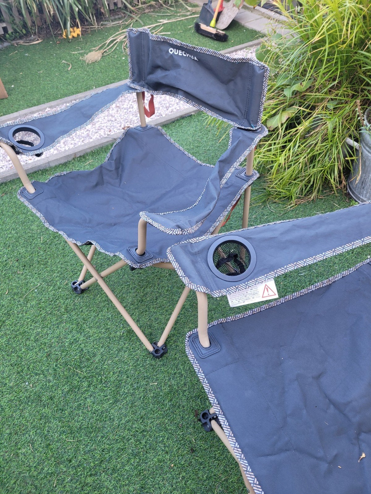 2 campingstoellen, Caravanes & Camping, Enlèvement, Comme neuf, Chaise de camping