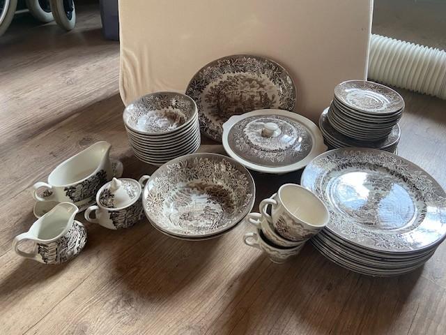 Engels eetservies merk casules, Antiek en Kunst, Antiek | Servies compleet, Ophalen