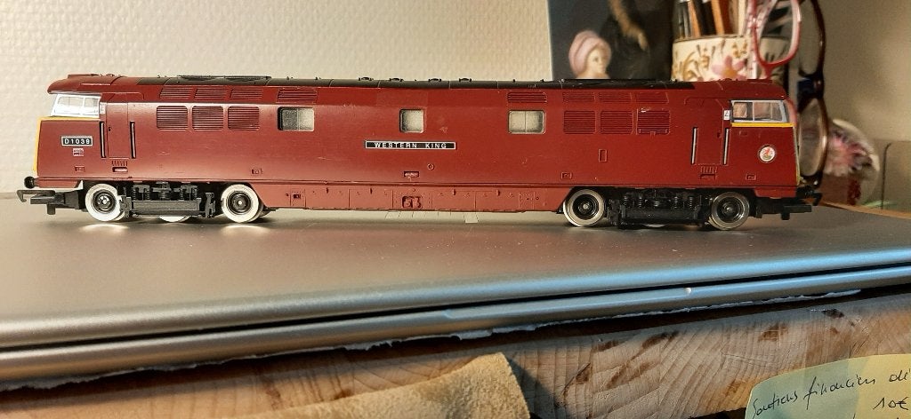 Hornby R101  Gauge BR Class 52 Western King, Enlèvement ou Envoi, Utilisé, Train