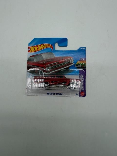 Hot Wheels 59 - Chevy Impala layin low | NIEUW, Hobby & Loisirs créatifs, Voitures miniatures | 1:18, Enlèvement ou Envoi, Neuf