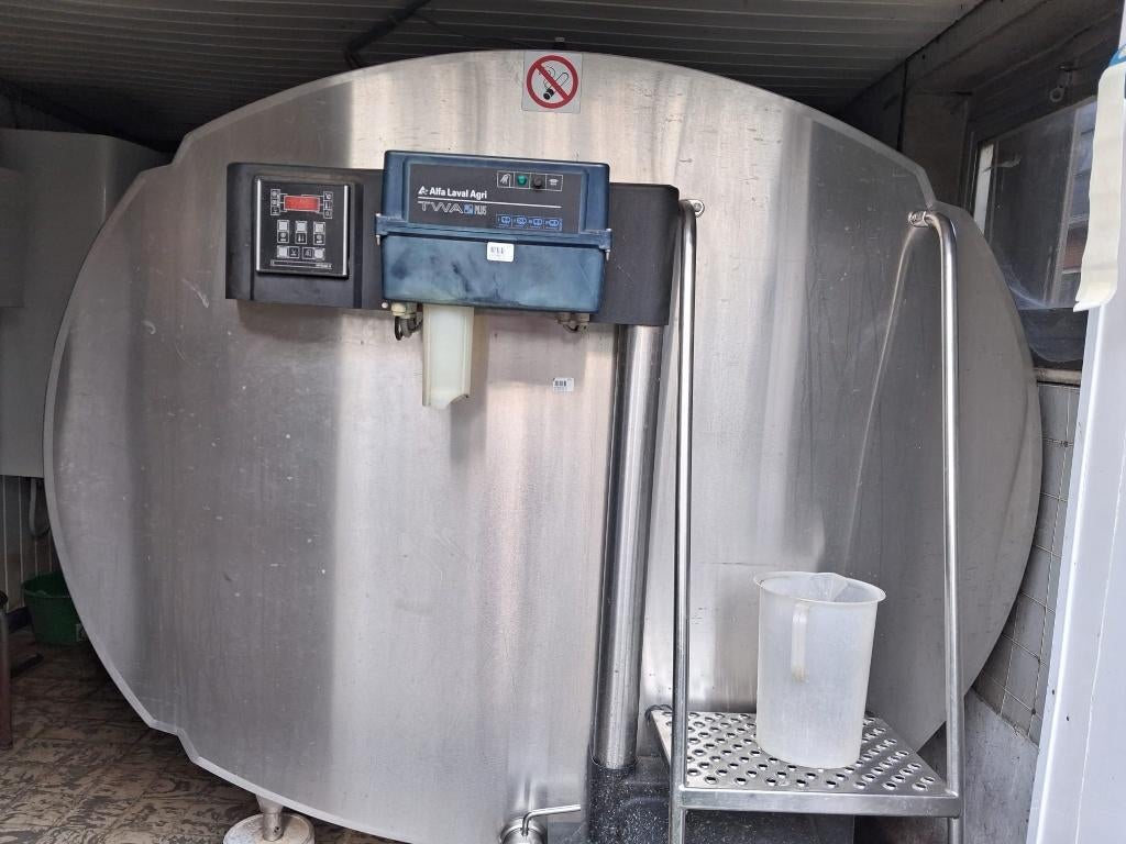 Koeltank 4000L & koelgroep melkerij, Ophalen, Gebruikt