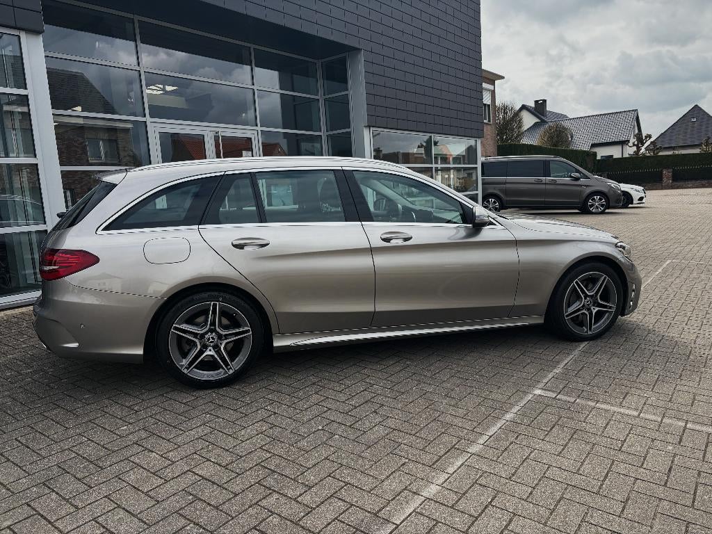 Mercedes C 200d, Auto's, Automaat, Achterwielaandrijving, 4 cilinders, Lederen bekleding
