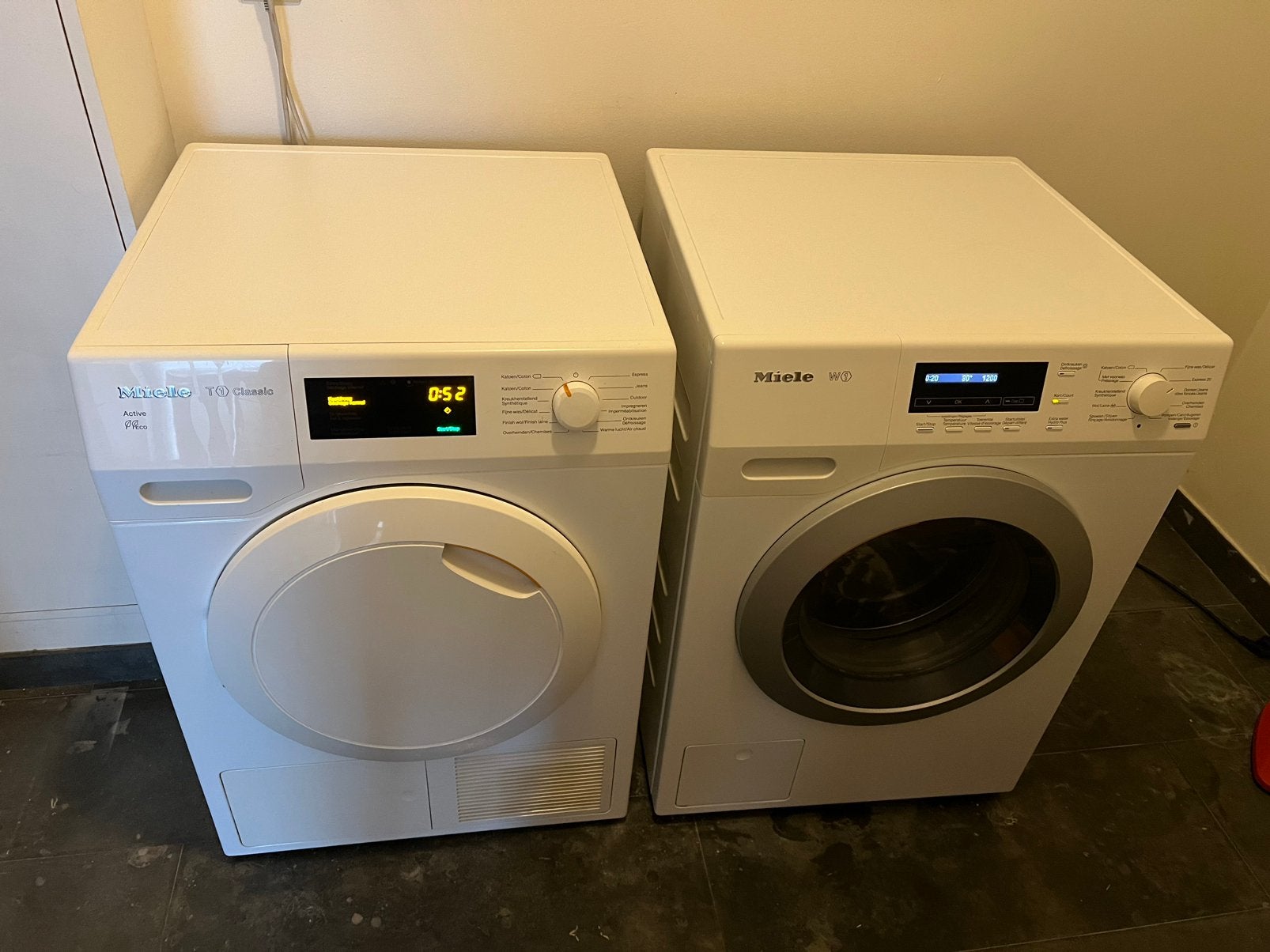 miele wasmachien en droogkast AAAA, Elektronische apparatuur, Ophalen, Zo goed als nieuw