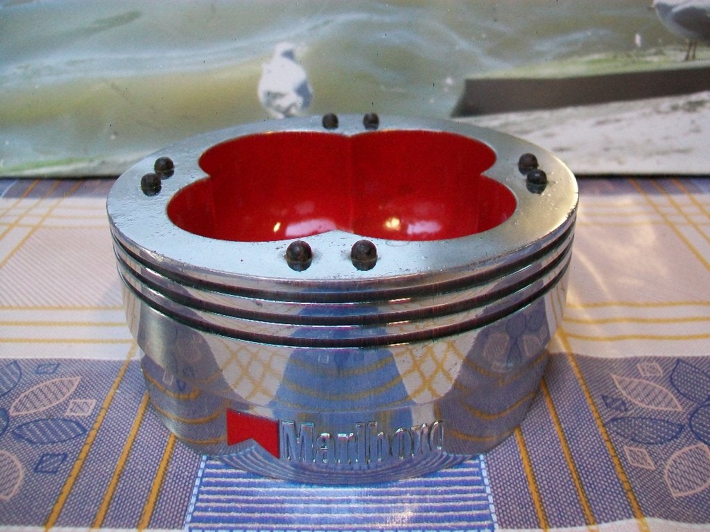 Marlboro asbak, Cigaretten, Cendrier, Ashtray, Vintage Retro, Ophalen of Verzenden, Gebruikt, Asbak