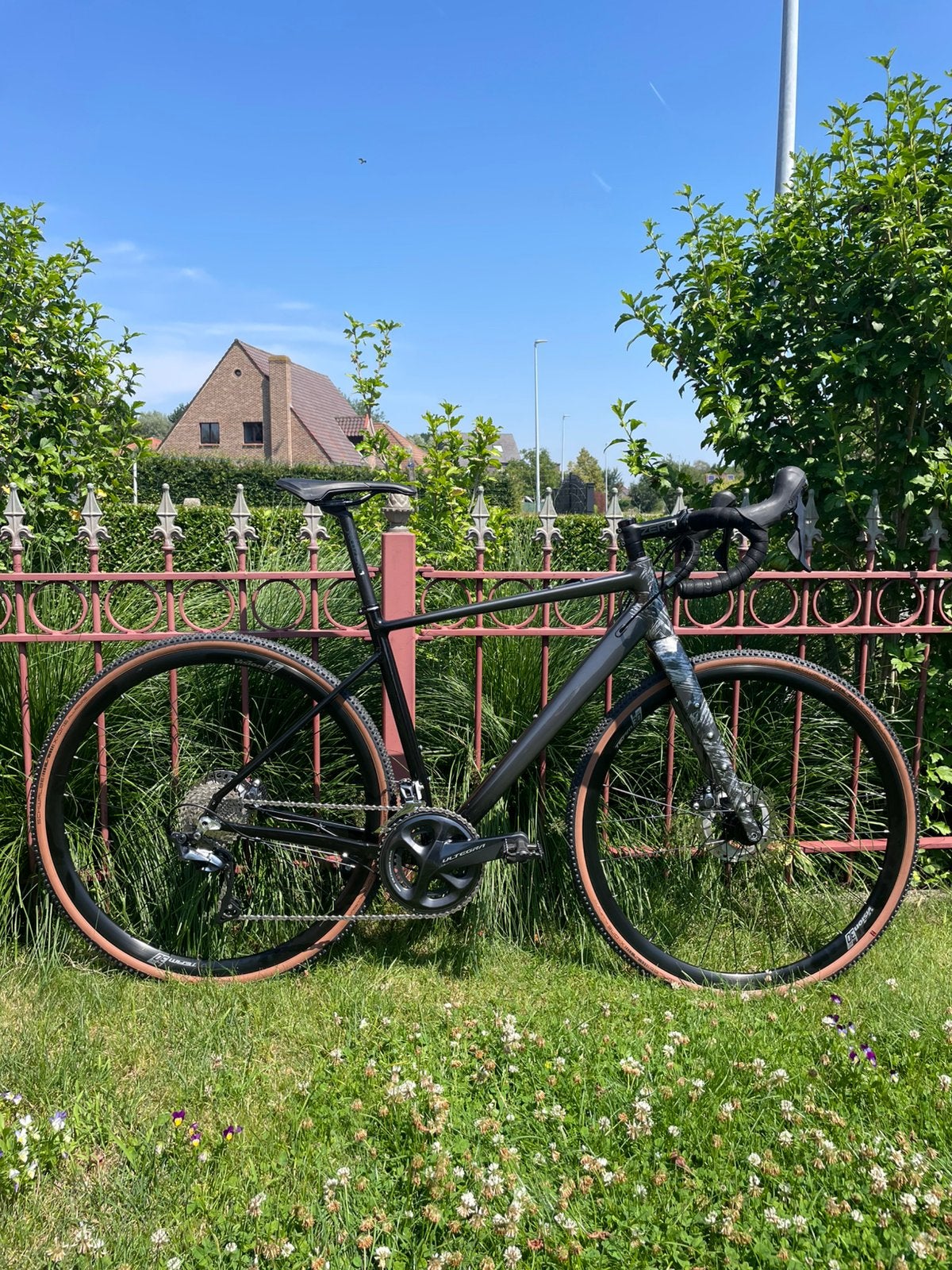Custompainted alu gravelbike, Aluminium, Comme neuf, Enlèvement, 53 à 57 cm