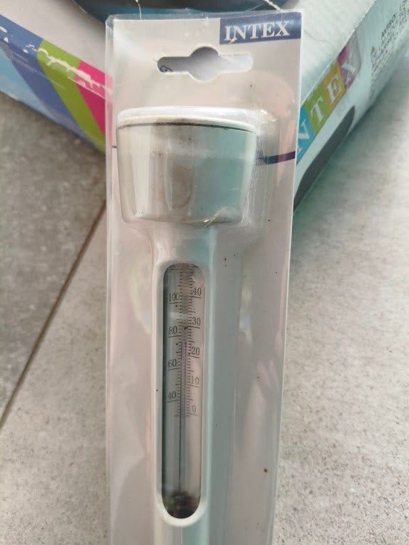 thermometer familie zwembad Intex, Ophalen, Zo goed als nieuw