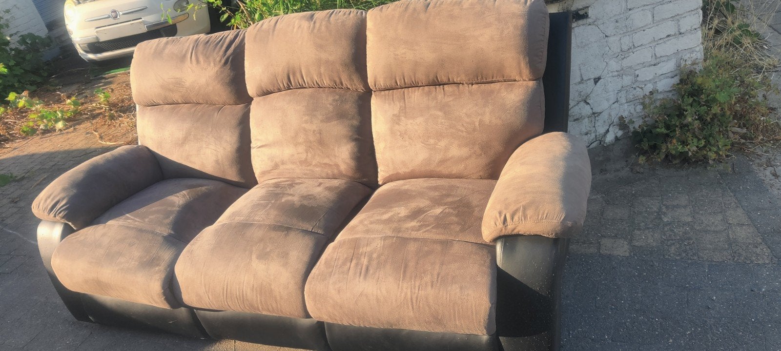 3-zit zetel met 2 relaxen gratis, Ophalen