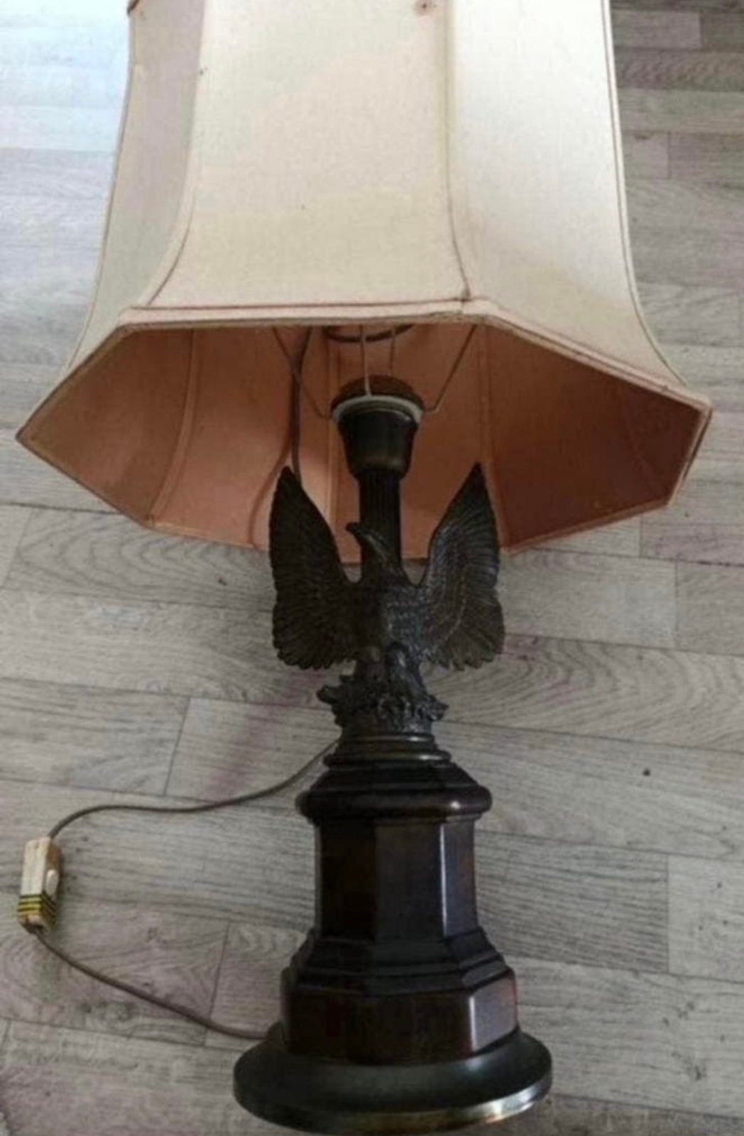 Lampe 70 aigle, Enlèvement, Utilisé