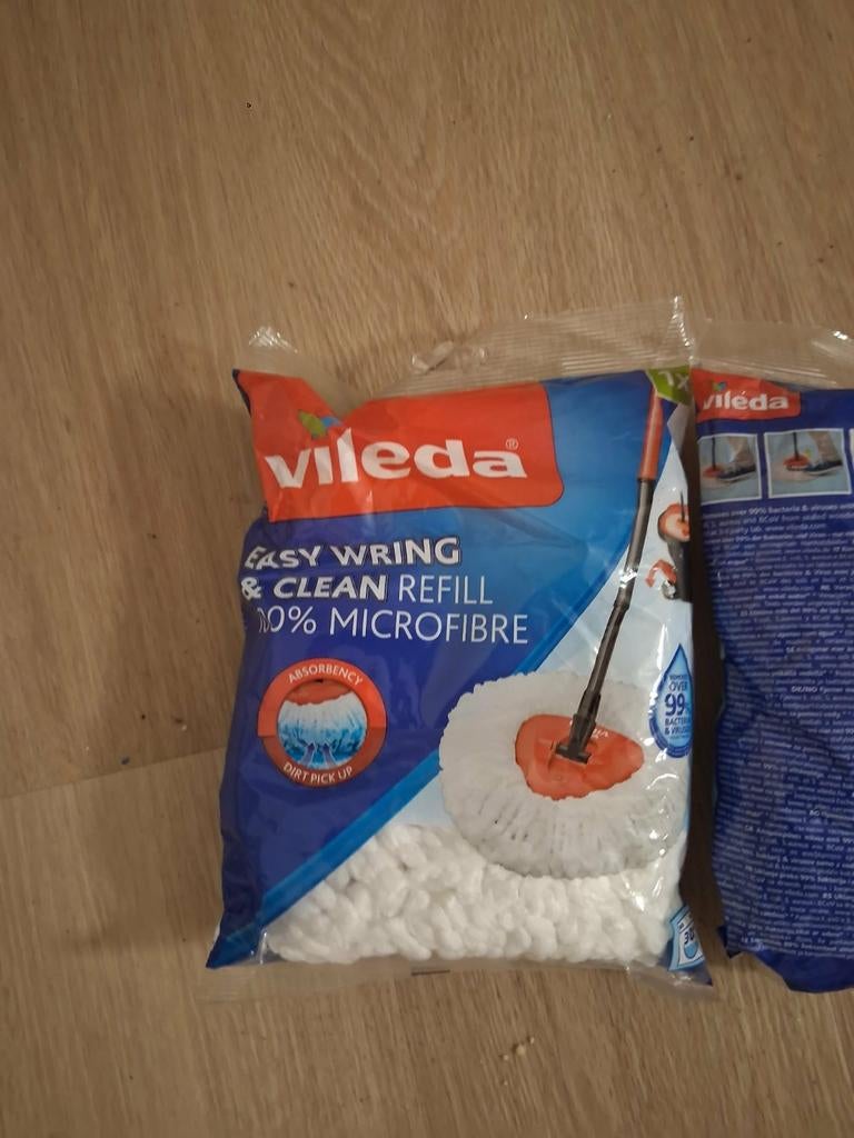Vileda, facile à essorer et à nettoyer, 2 fois neuve, Enlèvement