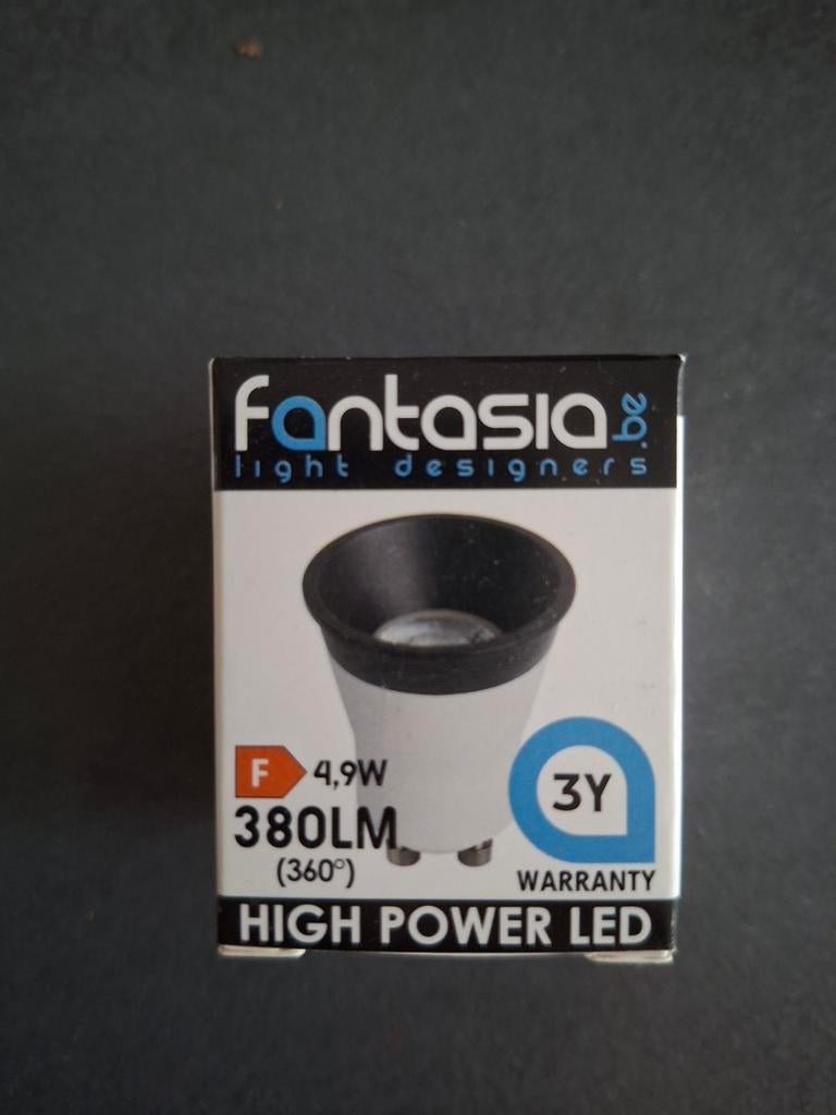 LED haute puissance Fantasia 380 lumens 4,9W - 2 pièces - GU, Enlèvement, LED