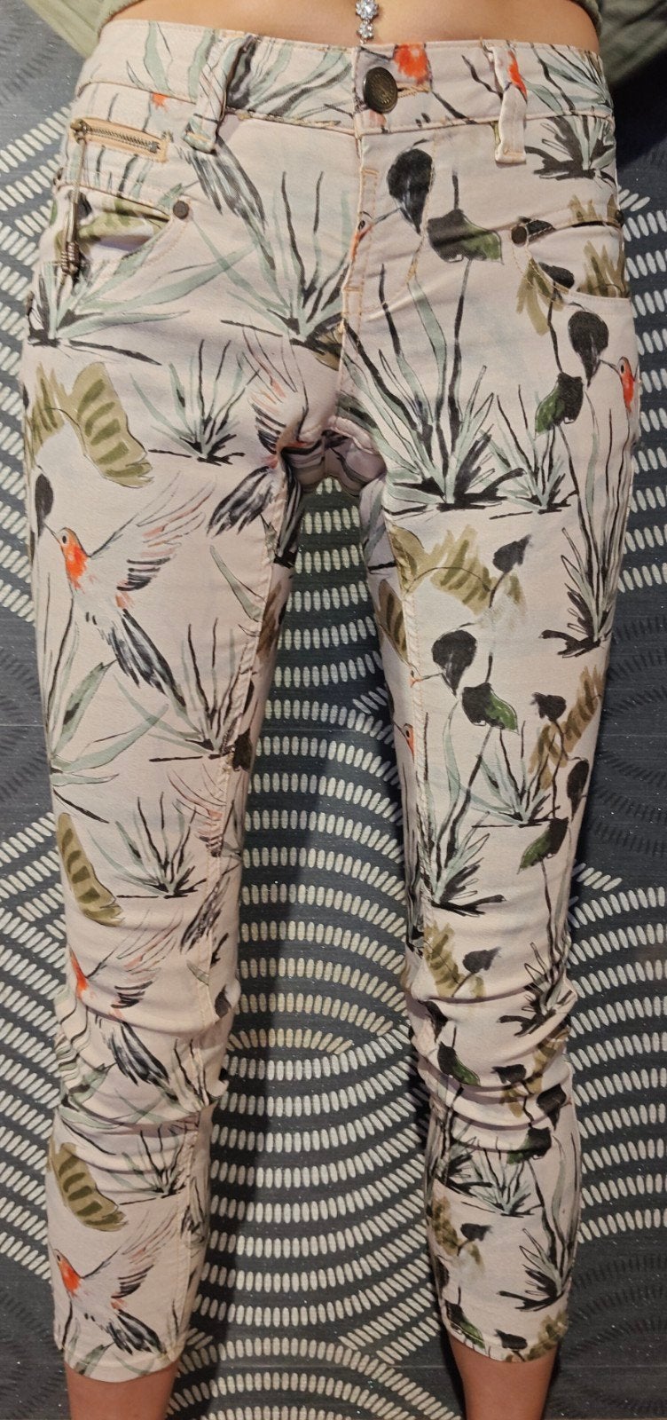 Pantalon slim 7/8 femme Freeman T. Porter Alexa Colibri, Kleding | Dames, FREEMAN T PORTER, Ophalen of Verzenden, Zo goed als nieuw
