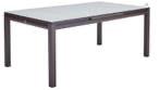 uittrekbare tuintafel 180/240x100cm 6-8 personen mokka/bruin, Jardin & Terrasse, Tables de jardin, Enlèvement, Comme neuf, Carré