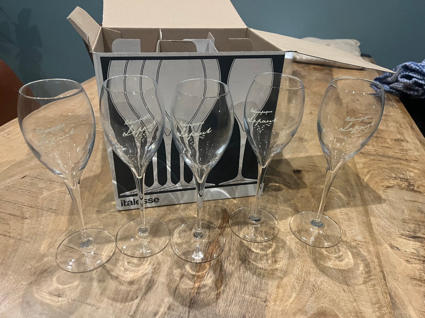 Champagneglazen nieuw, Verzamelen, Ophalen, Nieuw