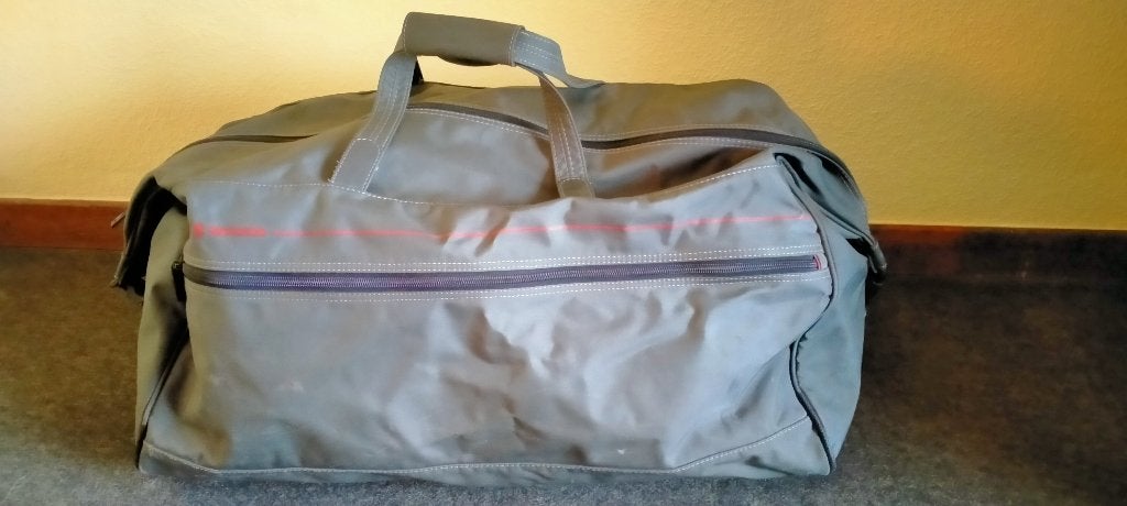 Samsonite reistas grijs – 62  52 cm, Ophalen of Verzenden, Grijs