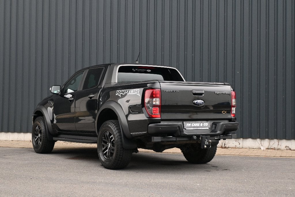 Ford Ranger Raptor 2.0d 4WD, Camera, Trekhaak, keyless, BTW, Automaat, Zwart, Leder, Bedrijf