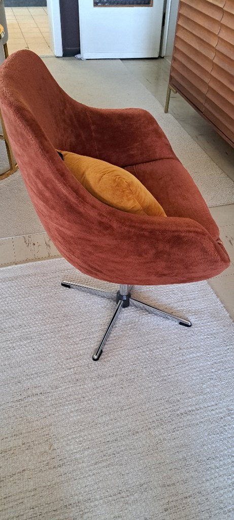 retro draai kuipstoelen, Retro mid-century modern, Deux, Enlèvement, Utilisé
