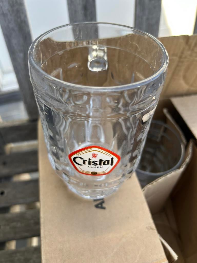 Cristal alken 6 halve liters, Ophalen of Verzenden, Zo goed als nieuw