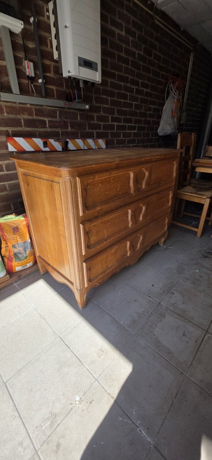 commode en chêne massif, Antiquités & Art, Enlèvement