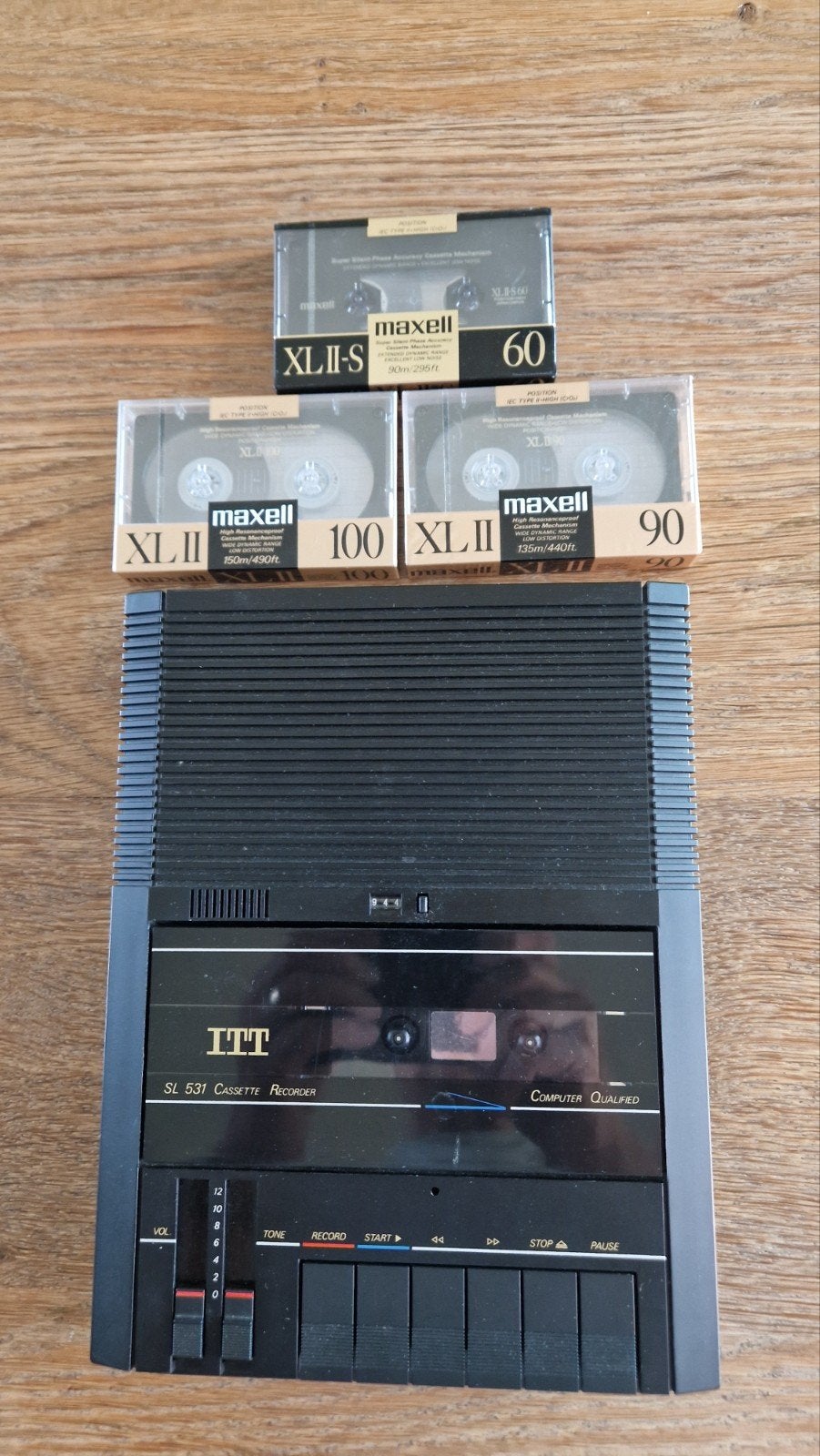 Cassetterecorder ITT, Ophalen