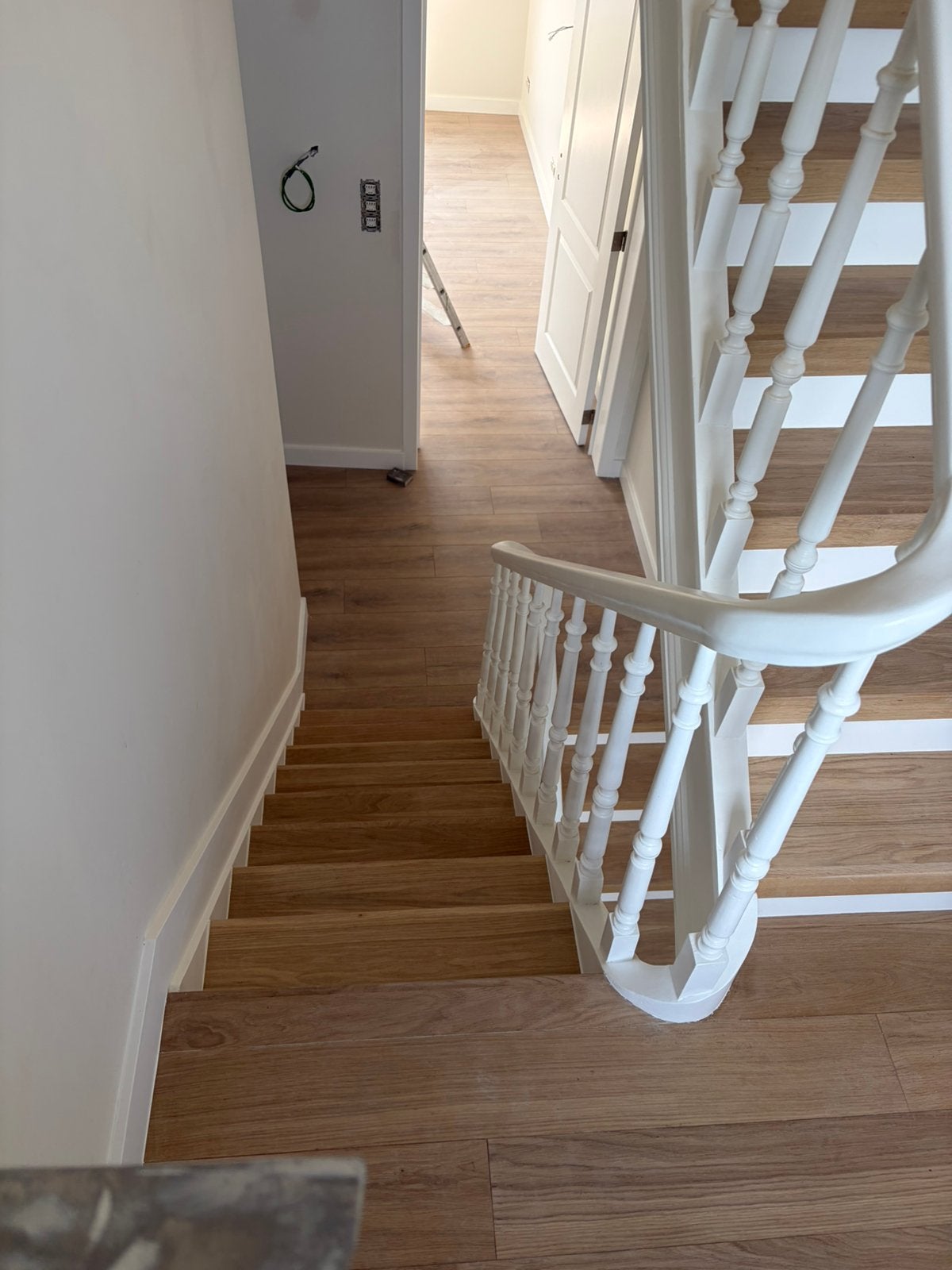 houten trap.  escalier en bois, Enlèvement ou Envoi, Comme neuf