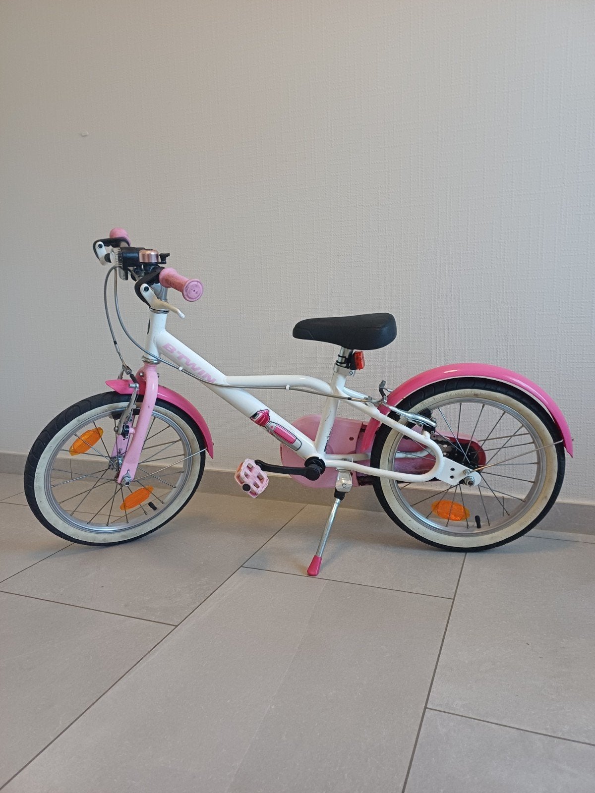 kinderfiets 16 inch, 4,-6 jaar, Fietsen en Brommers, Fietsen | Meisjes, Ophalen, Terugtraprem, Btwin, 16 inch