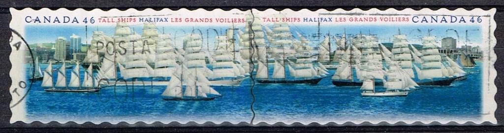 Postzegels uit Canada - K 5803 - Tall-ships, Verzenden, Gestempeld, Noord-Amerika
