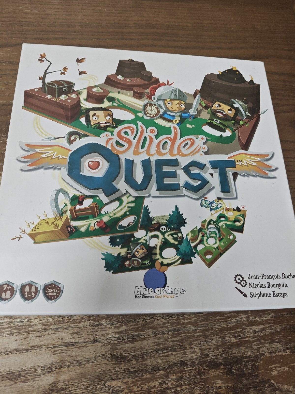 Slide Quest, Een of twee spelers, Ophalen, Zo goed als nieuw, Blue orange