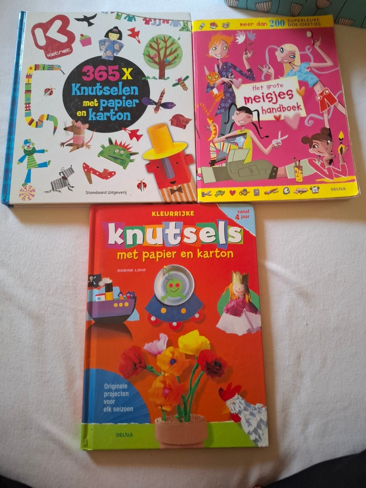 3 knutselboeken, Boeken, Ophalen, Gelezen