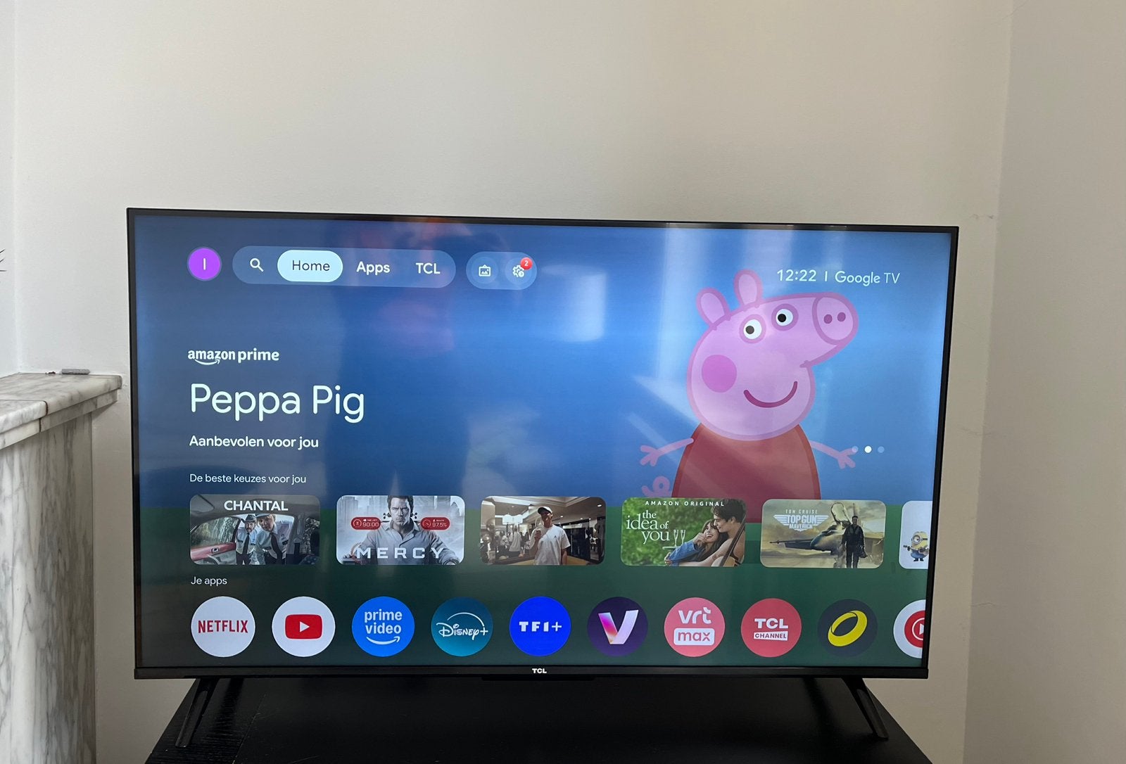 TCL 43P69B - Ultra HD - Google TV - Smart TV - 4K, LED, Comme neuf, Enlèvement, 4k (UHD)